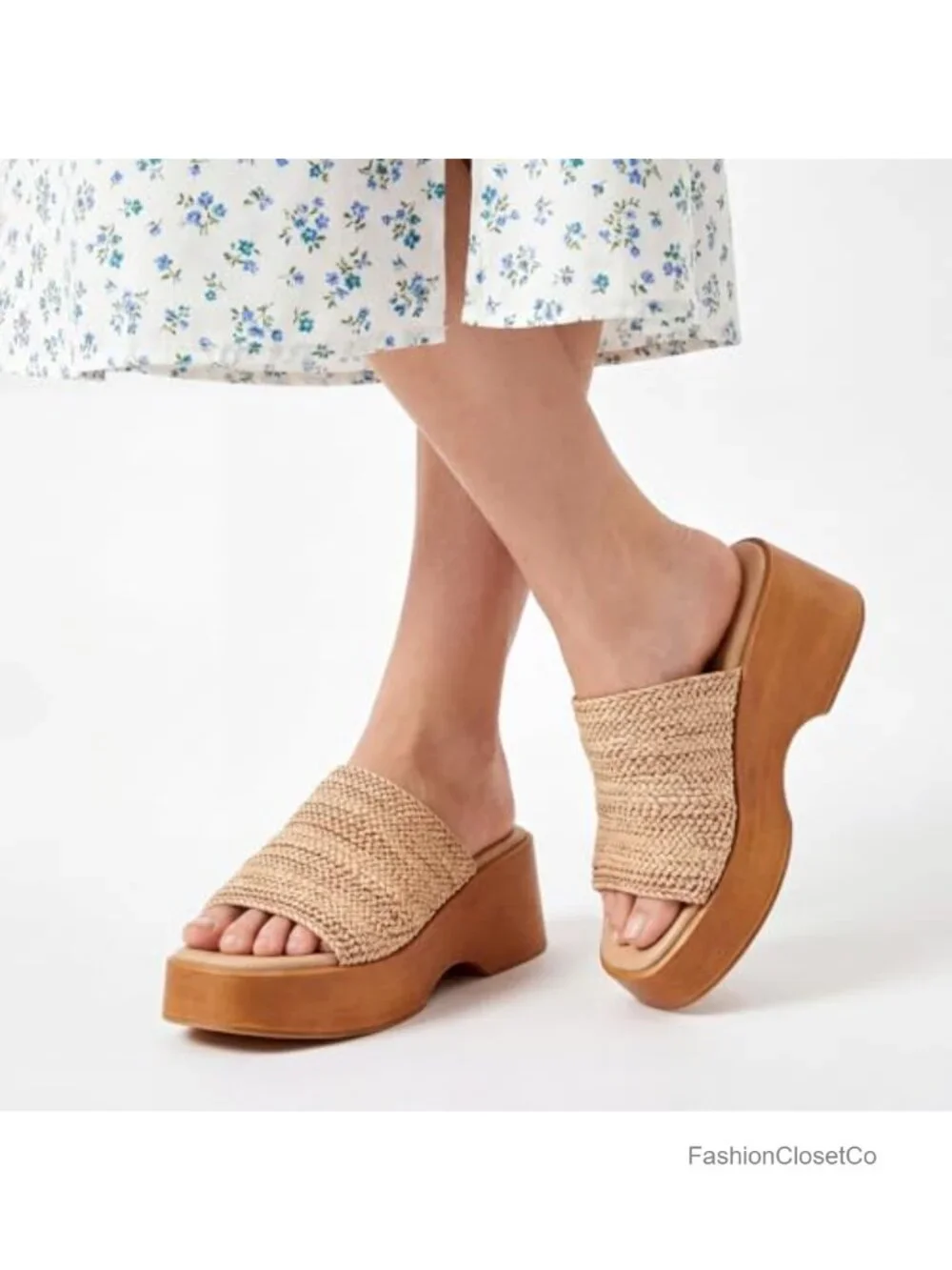 N/A women raffia